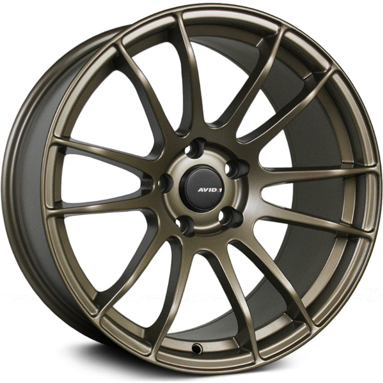 AVID1 AV20 5x114.3 Bolt 73.1 Hub 18" Size Wheels in Matte Bronze