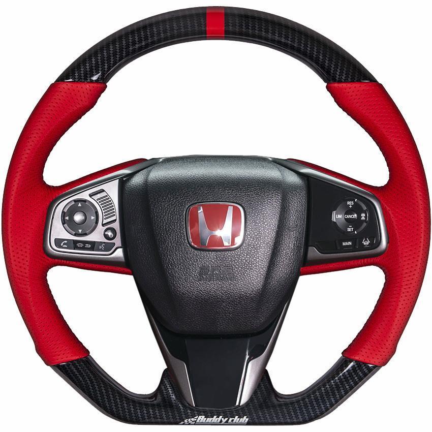 Buddy Club "Time Attack" Sport Steering Wheel - 2016-2021 Honda Civic