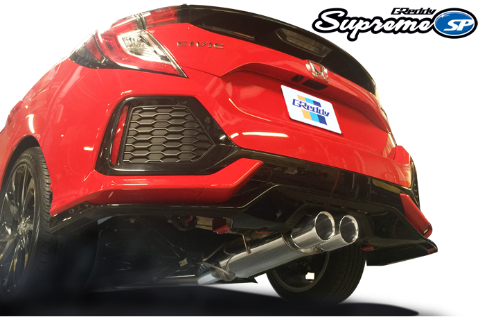 GReddy Supreme SP Exhaust - 2017-2021 Honda Civic Sport Hatch