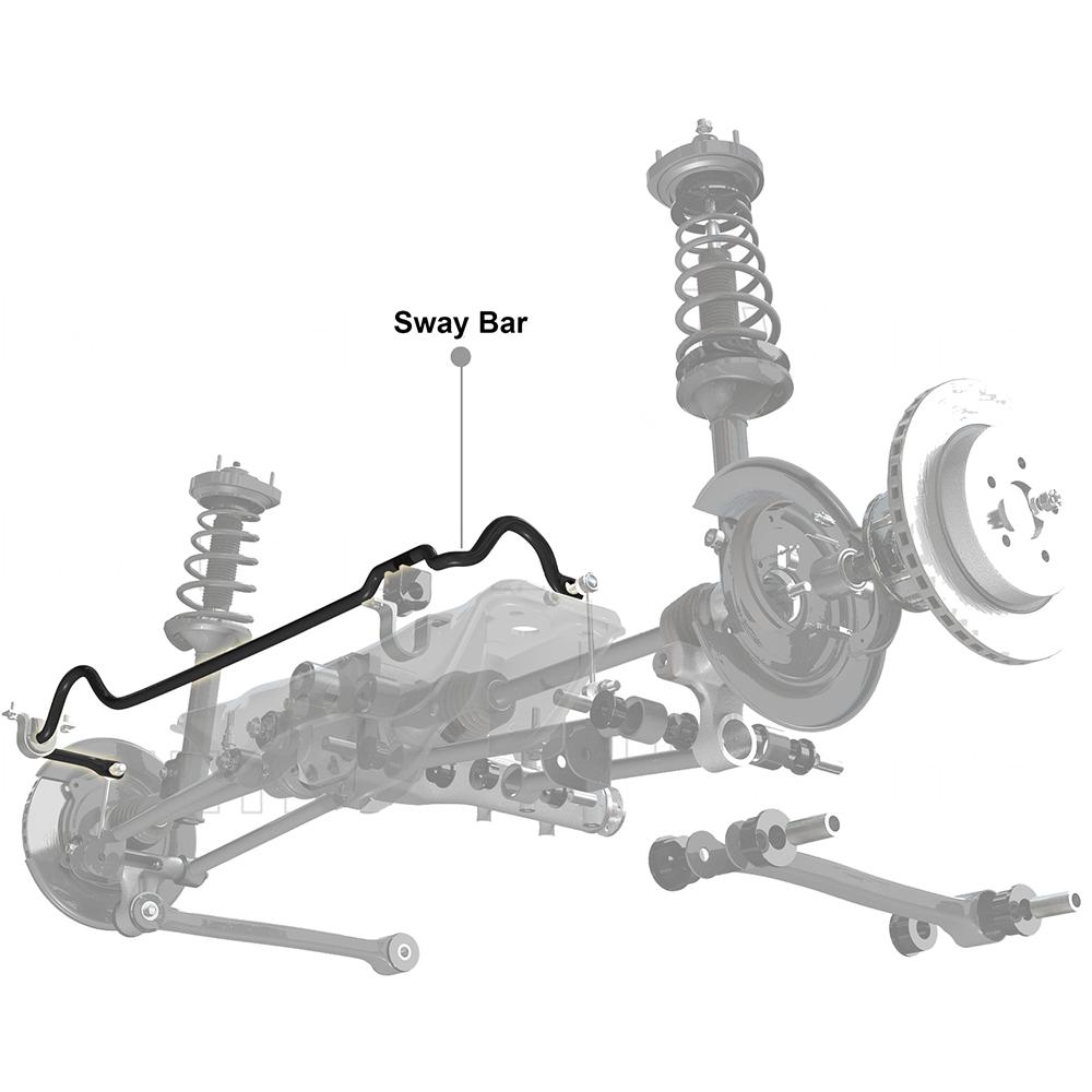 Whiteline 20mm Non-Adjustable Rear Sway Bar - 2016-2021 Honda Civic